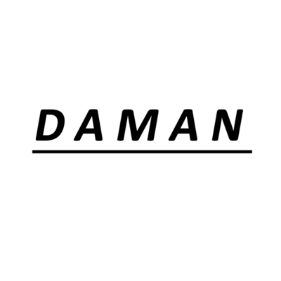 Logotip DAMAN, логотип ДАМАН